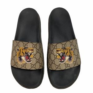 gg supreme tiger slide sandal